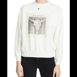 Anine Bing Ramona "Walk with me" sweatshirt: S